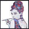 Breakfast at Tiffany's with Audrey (Framed)