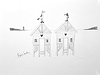 Seagull on a Beach Hut (sketch)