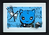 No Dogs (French Blue) (Framed)
