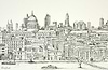St Pauls from Tate Modern (sketch)