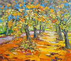 Sunlit Avenue of Trees, Queens Park