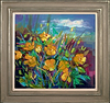 Yellow Poppies at the Edge of a Wood