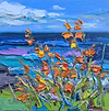 Montbretia on Clifftop