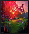 Crimson Dawn (Framed)