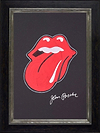 Rolling Stones Logo (Framed)