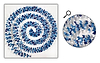 Butterflies Whirl (Blue)