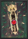 Love Bomb (green & black) (Framed)