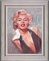 Marilyn in White Collar (Framed)
