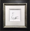 Best Day of My Life, Balancing Dog (Sketch) (Framed)