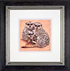 Meerkat Family Portrait (Framed)