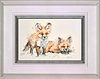 All Ears- Very Young Fox Cubs (Framed)