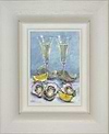 Champagne and Oysters II (Framed)