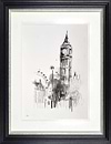 Sights of London (Sketch) (Framed)
