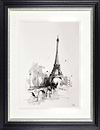 Eiffel Tower III (Sketch) (Framed)