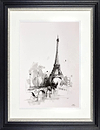 Eiffel Tower III (Sketch) (Framed)