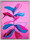 Pink Toned Garden (Framed)