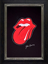 Rolling Stones Logo (Framed)