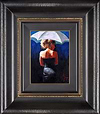 Woman With White Umbrella