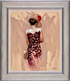 Burgandy And White Dress Ascot Study