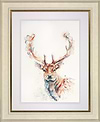 Portrait Of A Fallow Stag