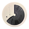 Large Brushstroke Circle Black