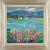 Cottage through spring grasses