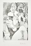 Homme rembranesque à la Pipe et Courtisane, from Séries 347
