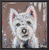 Westie Love II (Framed)