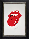 Rolling Stones Logo (Framed)