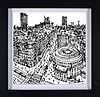 Beyond St Peter's Square, Manchester (Framed)