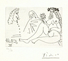 Femme blonde à la Fleur, from La Série 347