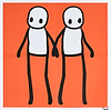 Holding Hands (Orange)