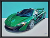 2014 McLaren P1 (Framed)