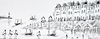 Houses at the Harbour (sketch)
