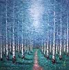 Cool Blue Forest