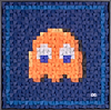 Pacman Ghost - Orange