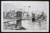 Brooklyn Bridge (Study) (Framed)