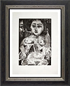 Portrait de Jacqueline au Fauteuil, 1966 (Framed)