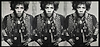 Hendrix Wild Thing Triptych, 2023 Wild White