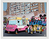 Ice Cream Van and Flats (Framed)