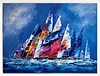 Sail With Me III (Framed)