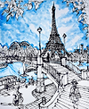 Eiffel Tower from Port Debilly