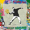 Banksy Flower Thrower