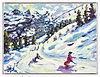 Swishing Past , Villars , Switzerland