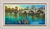 Moored at Richmond Bridge (Framed)