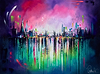 Colourful City Lights