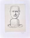 Homme au Chapeau Melon, from Le Lien de Paille