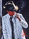 Marcus with Hat and Cigarette II