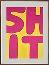 Untitled (Shit), 2012 (Framed)