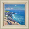 Ibiza Sea and Rocks (Framed)
